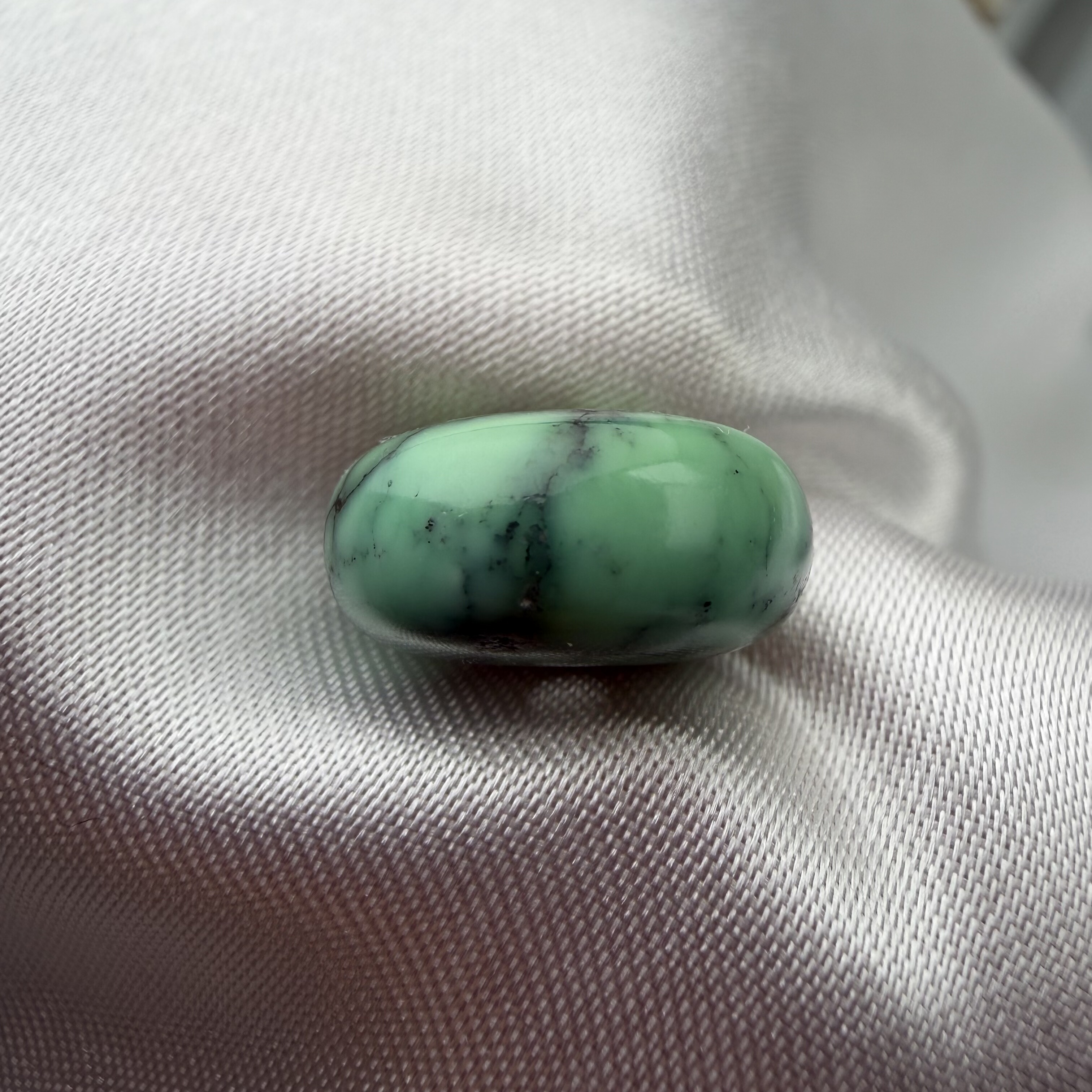 绿松石菜籽绿墩子直径13.3mm厚6.8mm原矿瓷釉级玉化料扣子隔珠,饰品/流行首饰/时尚饰品新,DIY配件,淘宝优惠券,粉丝福利购,淘宝优惠卷