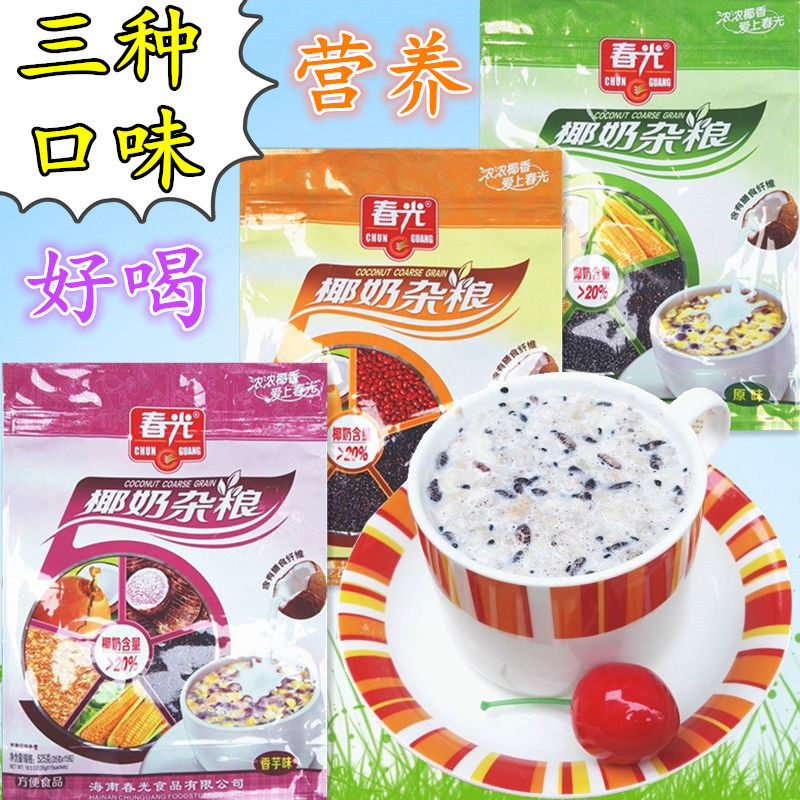 春光海南特产多种口味椰浆杂粮