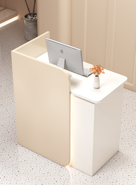 收银台店铺小型前台便利店简约现代商用网红吧台桌服装店收银柜台