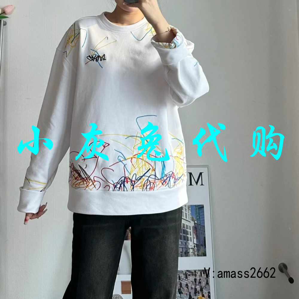 小灰兔正品代购2023春新款卡通涂鸦休闲卫衣5300746-42060CP-001
