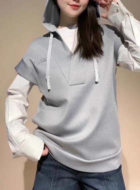 小灰兔正品代购短袖连帽卫衣1300813-42051AE-