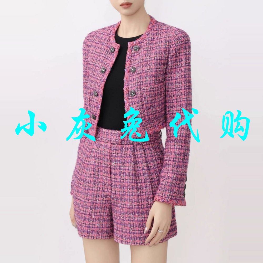 小灰兔代购粗花呢小香短外套5400927-4A51645-