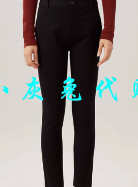 小灰兔正品2024冬新款小脚显瘦加绒休闲裤1100389-2070711-001