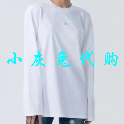 小灰兔正品代购2023春新款纯棉圆领长袖T恤女1300866-1119361-