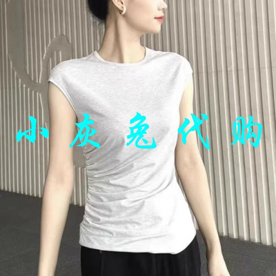 小灰兔正品代购2025夏新款显瘦皮肤衫T恤5300615-2A35021-001