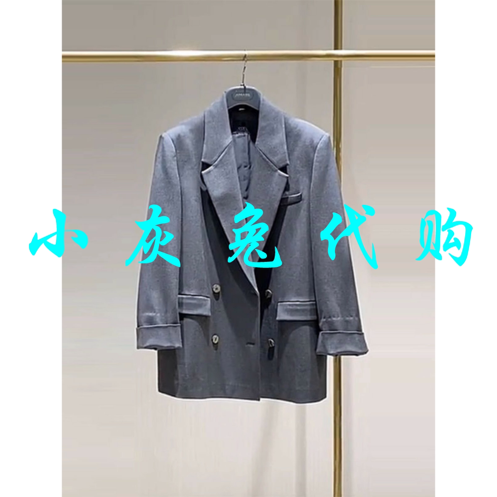 小灰兔代购双排扣休闲西装外套5400568-4222531-