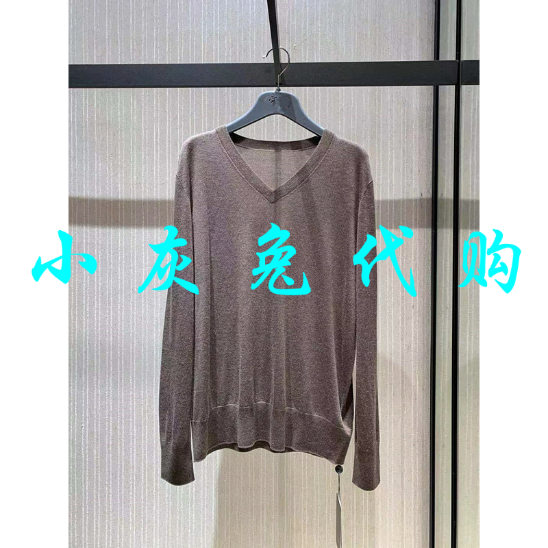 小灰兔正品代购秋V领羊绒针织衫毛衣5399483-4t15423-033