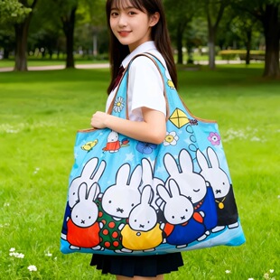 大容量折叠买菜包时尚 轻便携带超市手提袋外出包拉布布环保购物袋