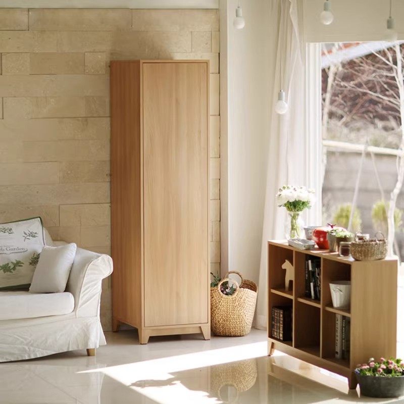 嘉羿实木简约小户型省空间衣柜
