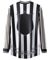 Long-Sleeved Home White and Black Top