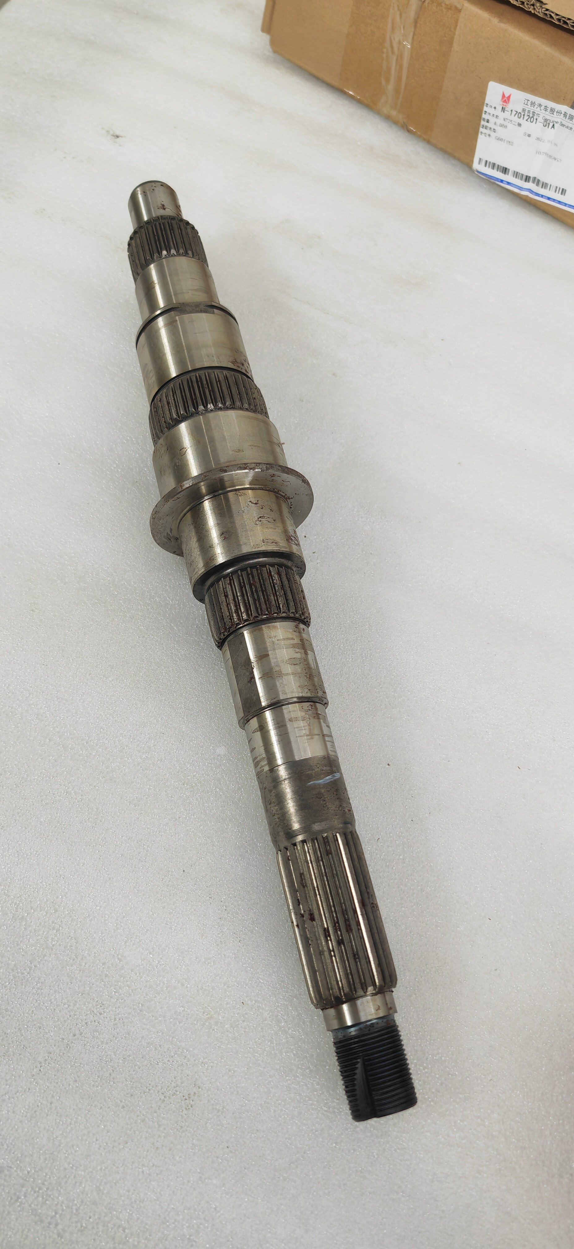 适配江铃顺达凯运凯锐变速箱二轴总成凯运n720变速箱中间轴二轴