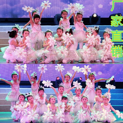 女童幼儿舞蹈雪宝宝舞蹈纱裙