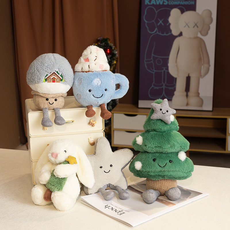 圣诞树兔子公仔毛绒玩具圣诞星星雪花杯雪景球玩偶布娃娃节日礼物,玩具/童车/益智/积木/模型,毛绒/玩偶/公仔/布艺类玩具,淘宝优惠券,粉丝福利购,淘宝优惠卷