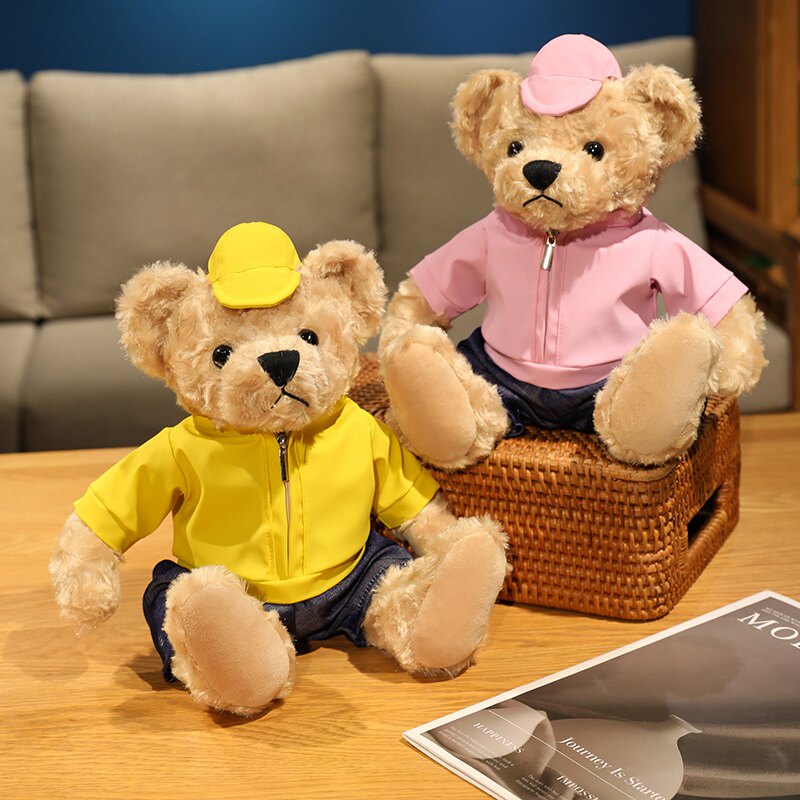 卡通套装泰迪熊公仔毛绒玩具抱抱小熊玩偶布娃娃情侣情人节礼物女