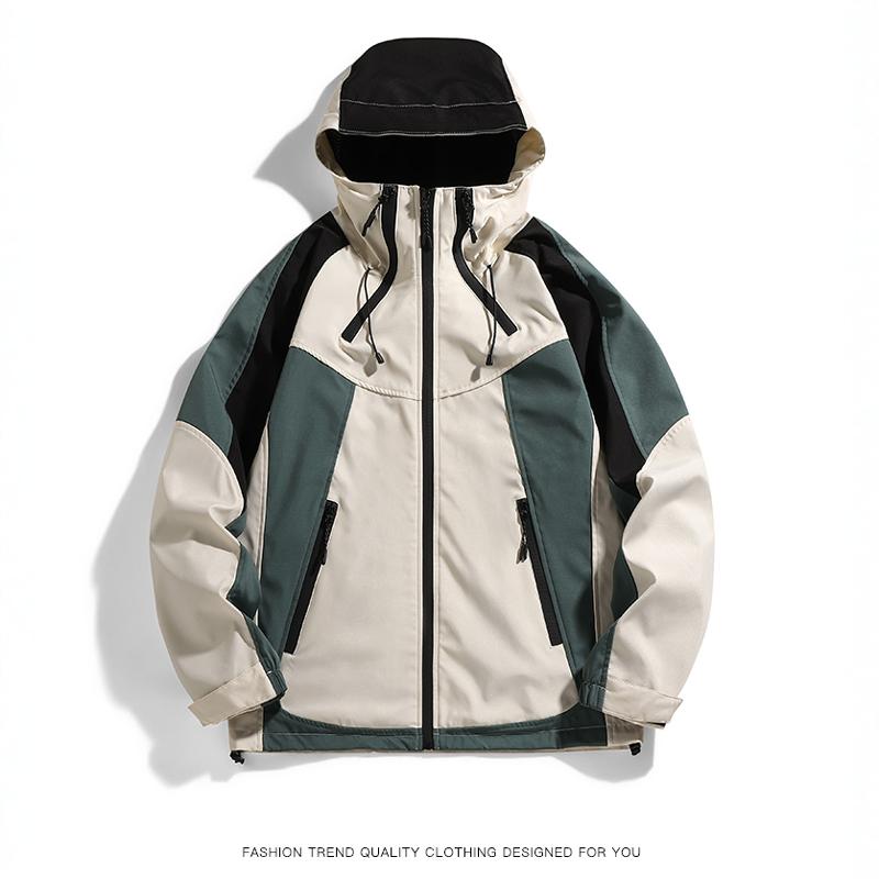 男女防水牛津网里冲锋衣动感北面