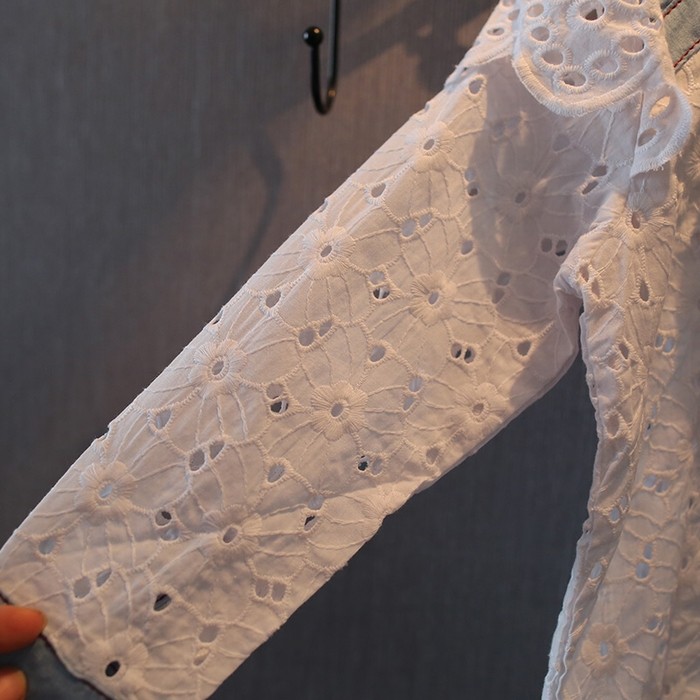 Chemise fille à manche longue - Ref 2086826 Image 4