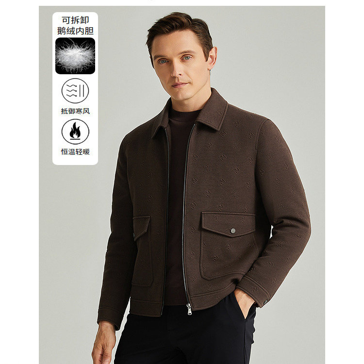 [鹅绒内胆]SATCHI沙驰男装男士羽绒服冬季新款休闲夹克工装外套厚,男装,羽绒服,淘宝优惠券,粉丝福利购,淘宝优惠卷