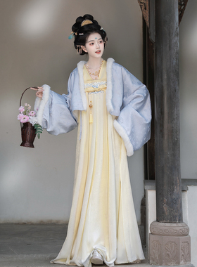 春璃原创【昭昭如愿】加绒法门寺披袄齐胸破裙对襟衫唐制汉服女冬