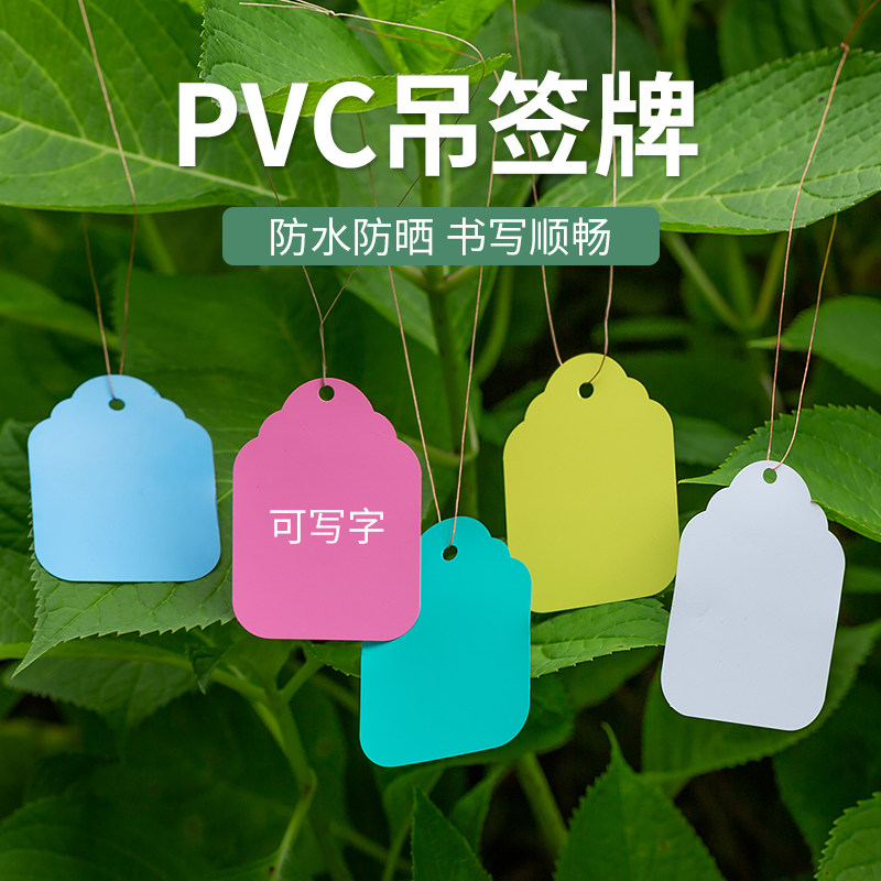 PVC防水防晒可写园艺吊签牌标签