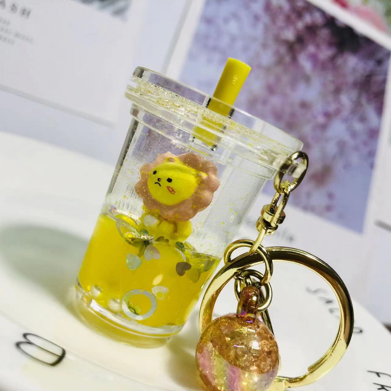 钥匙扣开乐流沙汽车钥匙