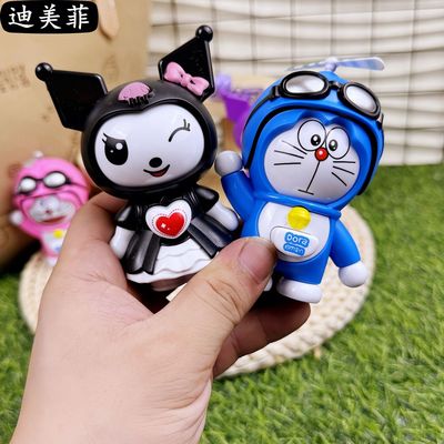 解压哆啦A梦变脸公仔挂件 创意可爱机器猫潮玩卡通钥匙扣礼品