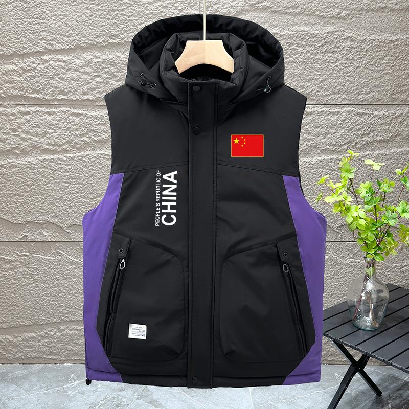 秋冬季青少年国潮棉马甲背心外套