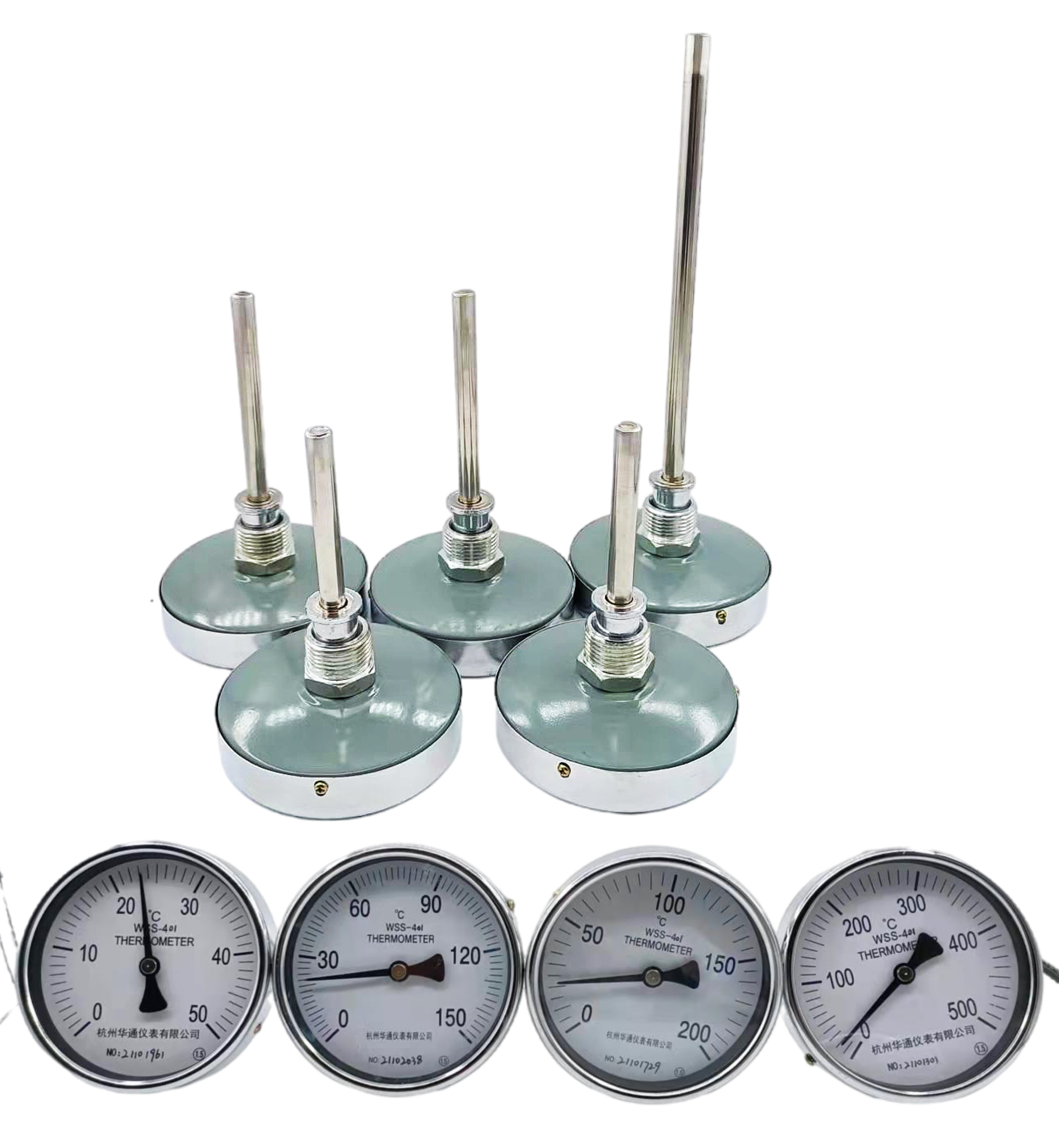 WSS-401轴向指针双金属温度计