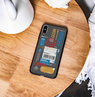 NASA旅行者二号标签手机壳适用小米10华为Mate30 P40苹果11ProMAX