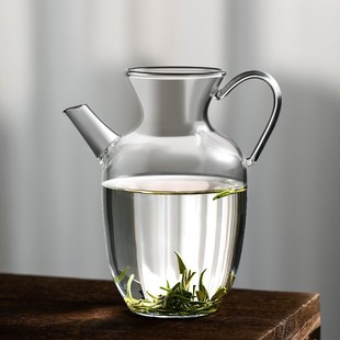 茶壶单壶仿宋玻璃泡茶壶家用耐热过滤绿茶花茶壶水壶功夫茶具套装