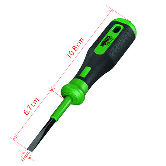 德国正品万可操作工具210-721大电流接线端子专用螺丝刀5.5x0.8mm