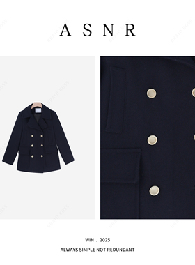 BRAID｜英伦风羊毛大衣08538