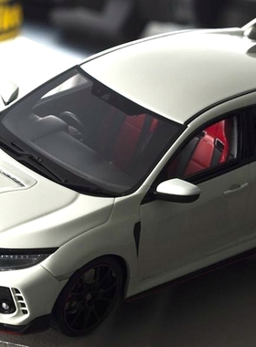 京商武士系列1:18 本田思域Type R FK8 白色树脂限量汽车静态模型