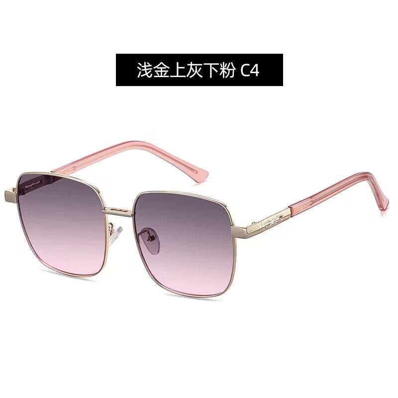 新款黑色太阳镜近视墨镜女士时尚复古个性防阳光防紫外线圆脸大脸