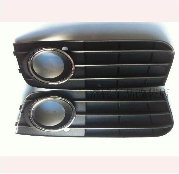 适用于奥迪A4L雾灯框09 10 11 12年老款A4雾灯罩前脸格栅通风网壳
