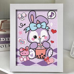 卡通钻石画儿童diy手工制作星黛露钻石贴画高颜值ins益智玩具