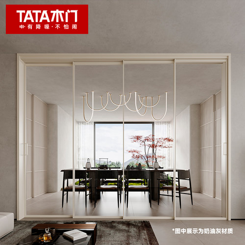 全景玻璃门极简推拉门TATA木门