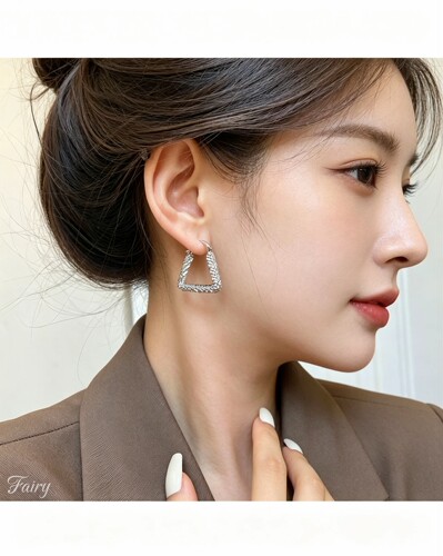 Fairy饰界925银针欧美三角碎银子