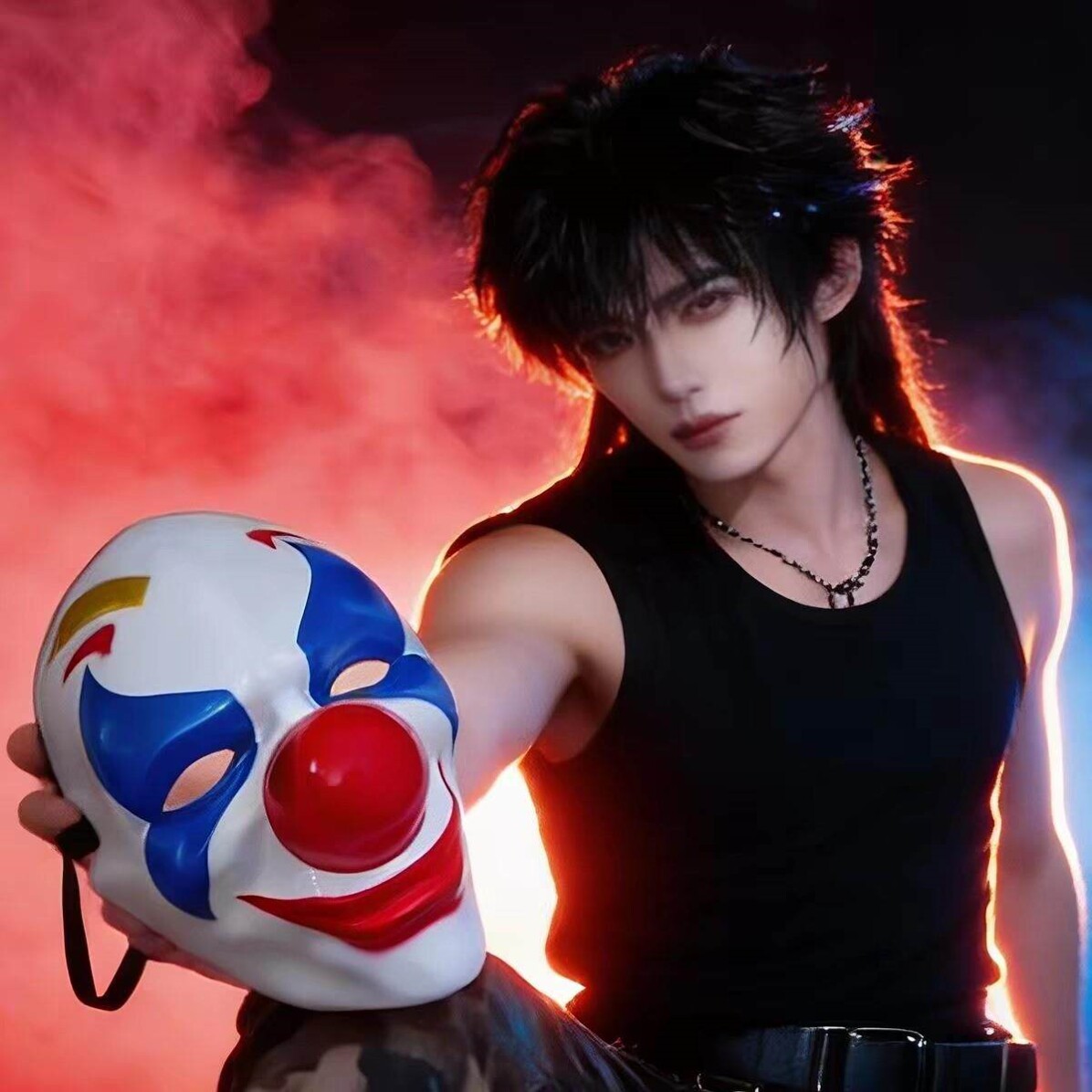 和平精英怪诞乔克小丑套装和平精英皮肤怪诞乔克面具cosplay道具
