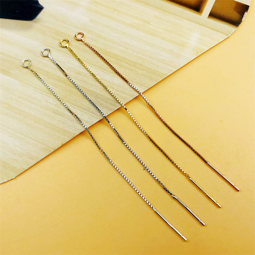 耳线配件diy925纯银耳饰材料耳环