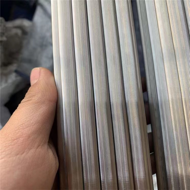 6061 6063滚花铝棒 直纹网纹 拉花研磨铝管7075铝合金棒零切加工