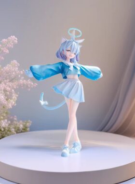 【全款现货】蔚蓝档案手办美少女阿罗娜手办模型 动漫周边二次元