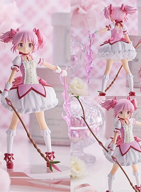 新款廘目园香魔法少女小圆手持武器二次元魔女鹿目圆丘比手办摆件