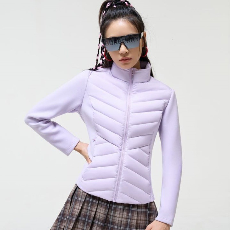 轻薄立领羽绒服女lulu同款小蛮腰修身鸭绒短款大鹅羽绒服秋冬外套