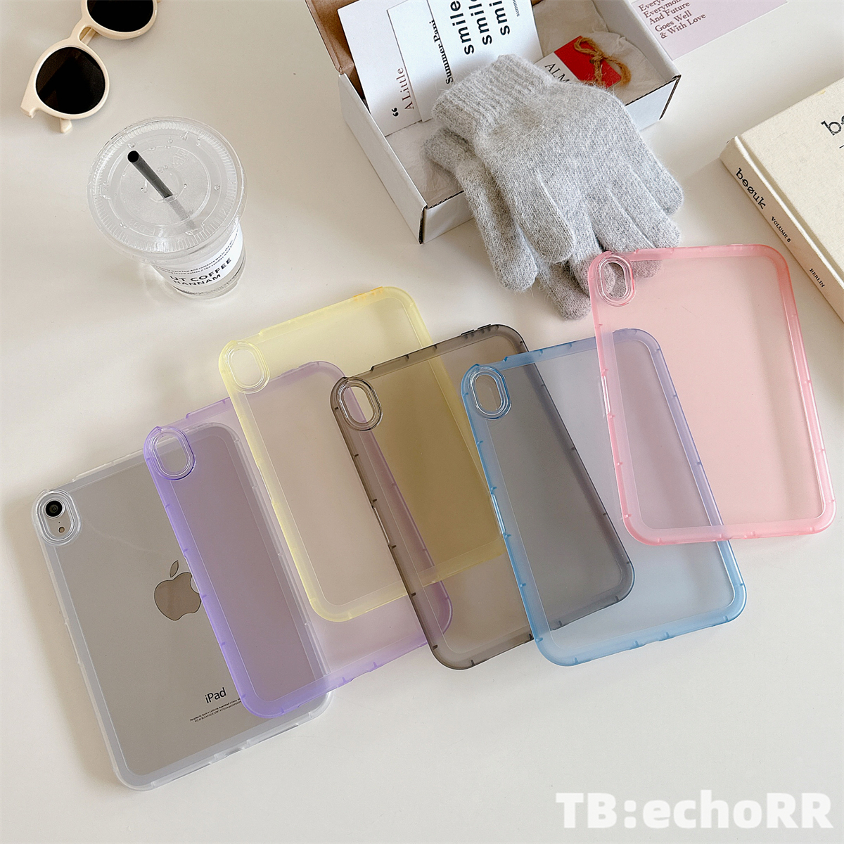 适用于iPadMini6平板保护套 糖果色 ins风 气囊 Pro11寸 2024 22 21 20 简约 iPad10代 10.9寸 防摔 保护壳