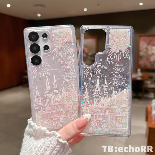 适用于三星手机壳透明流沙