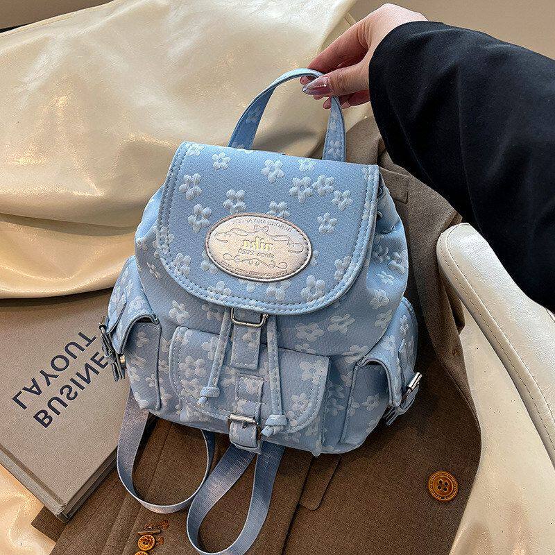 夏季后背2026百搭百搭双肩包迷你通勤包休闲旅行书包出游女式新款