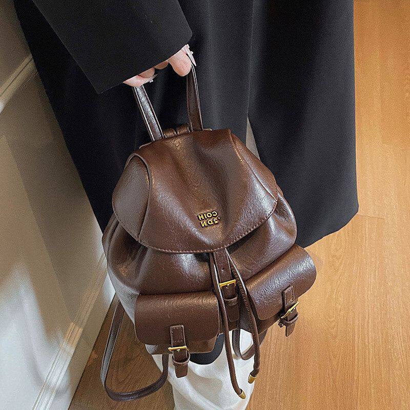 书包百搭2026包双肩包迷你后背女式新款复古通勤高级感时尚秋冬季