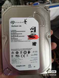 单碟希捷1t机械硬盘7200转3.5寸希捷1tb监控硬盘1000g录像机/静音