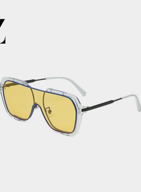 陈伟霆连体防风墨镜男士超大框