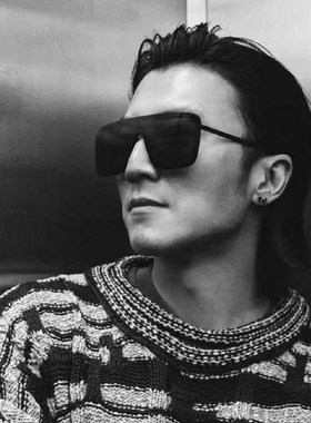 2026谢霆锋同款墨镜男杨树林黑色防晒防紫外线大框显瘦太阳眼镜女